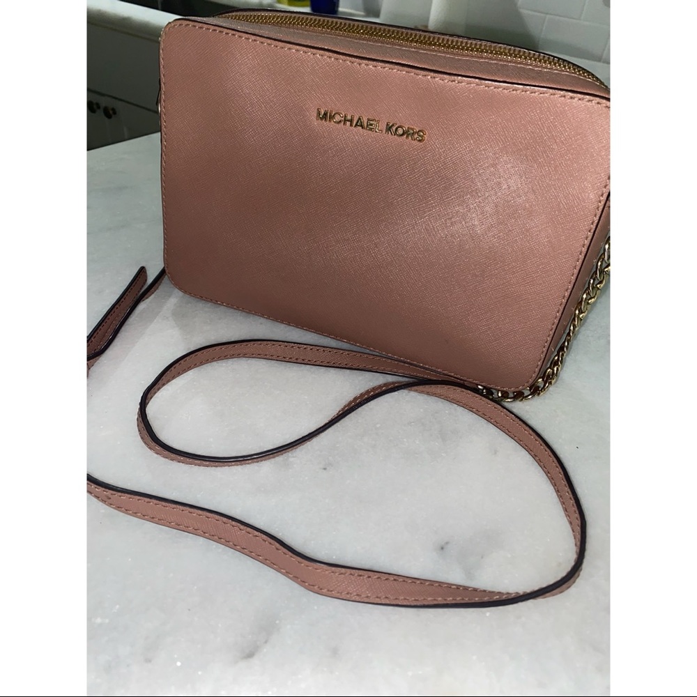 Michael Kors Leather Crossbody Bag